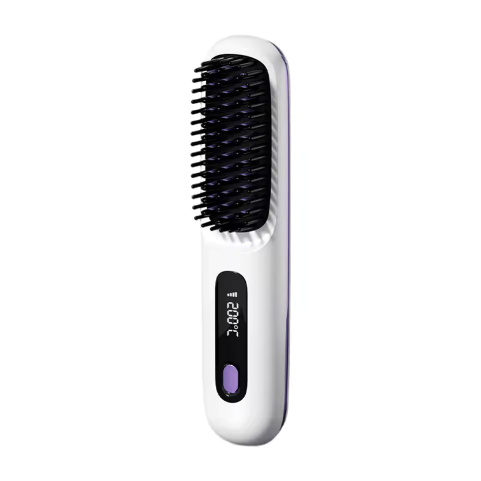 ⭐ Silka Cordless 2-in-1 Hair Straightening Brush