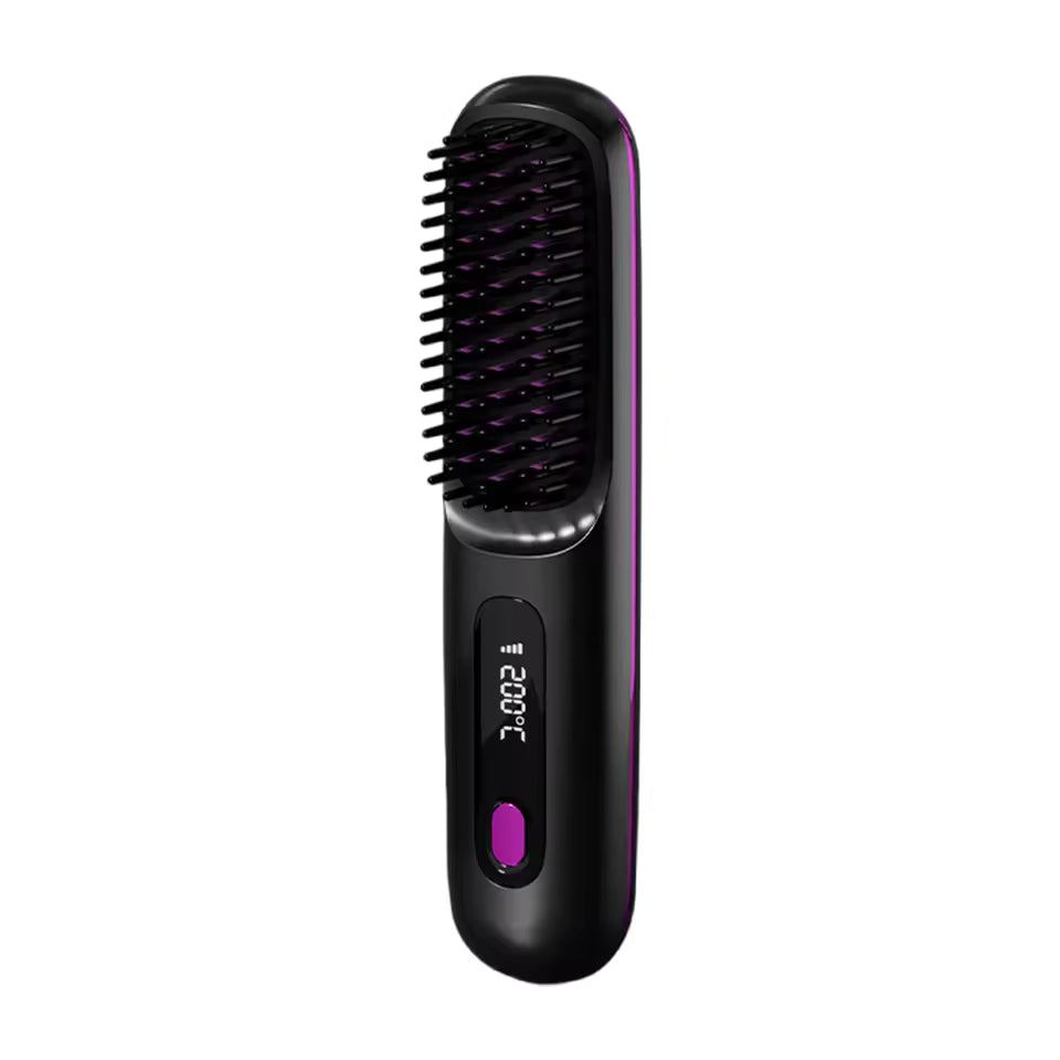 ⭐ Silka Cordless 2-in-1 Hair Straightening Brush