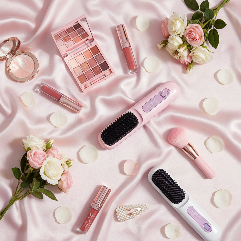 ⭐ Silka Cordless 2-in-1 Hair Straightening Brush