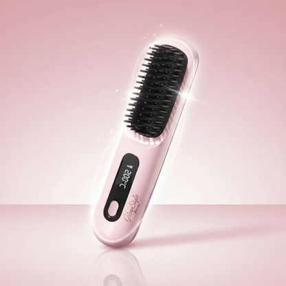 ⭐ Silka Cordless 2-in-1 Hair Straightening Brush