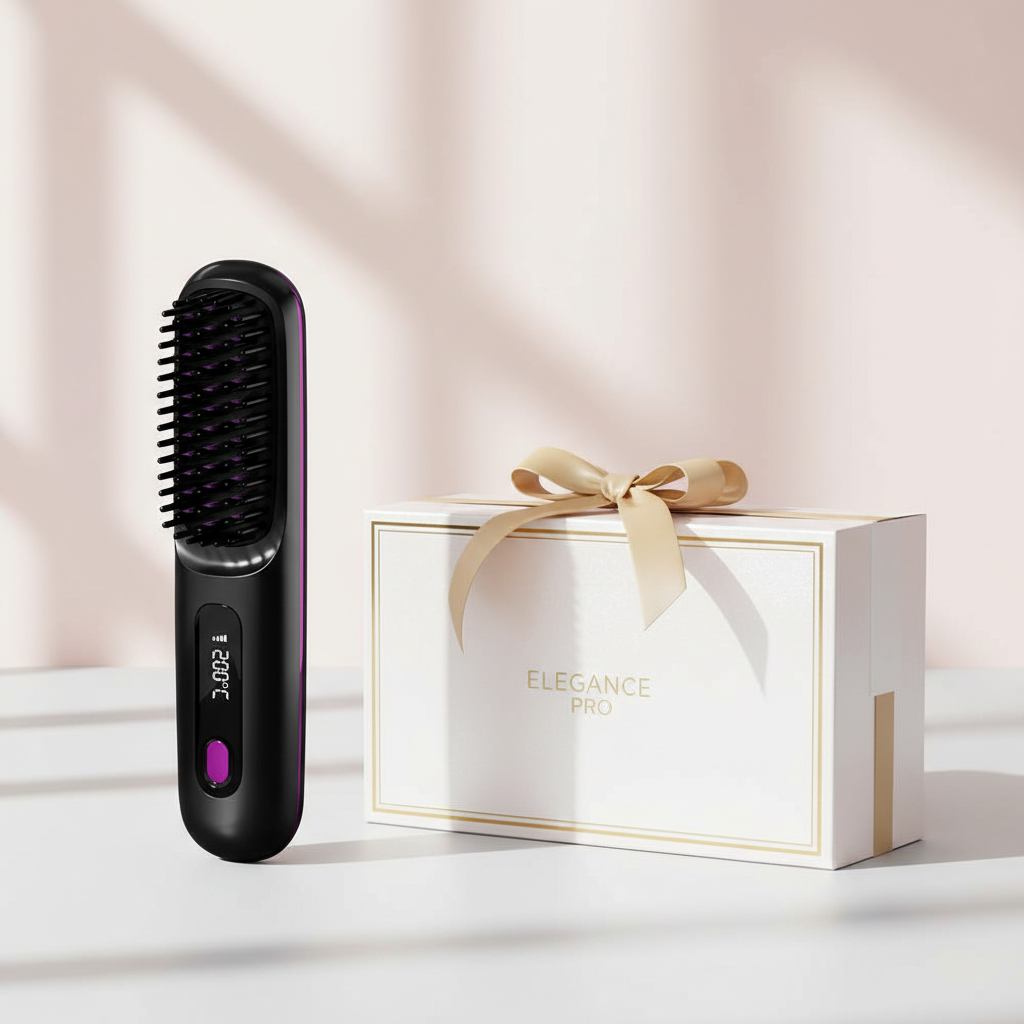 ⭐ Silka Cordless 2-in-1 Hair Straightening Brush