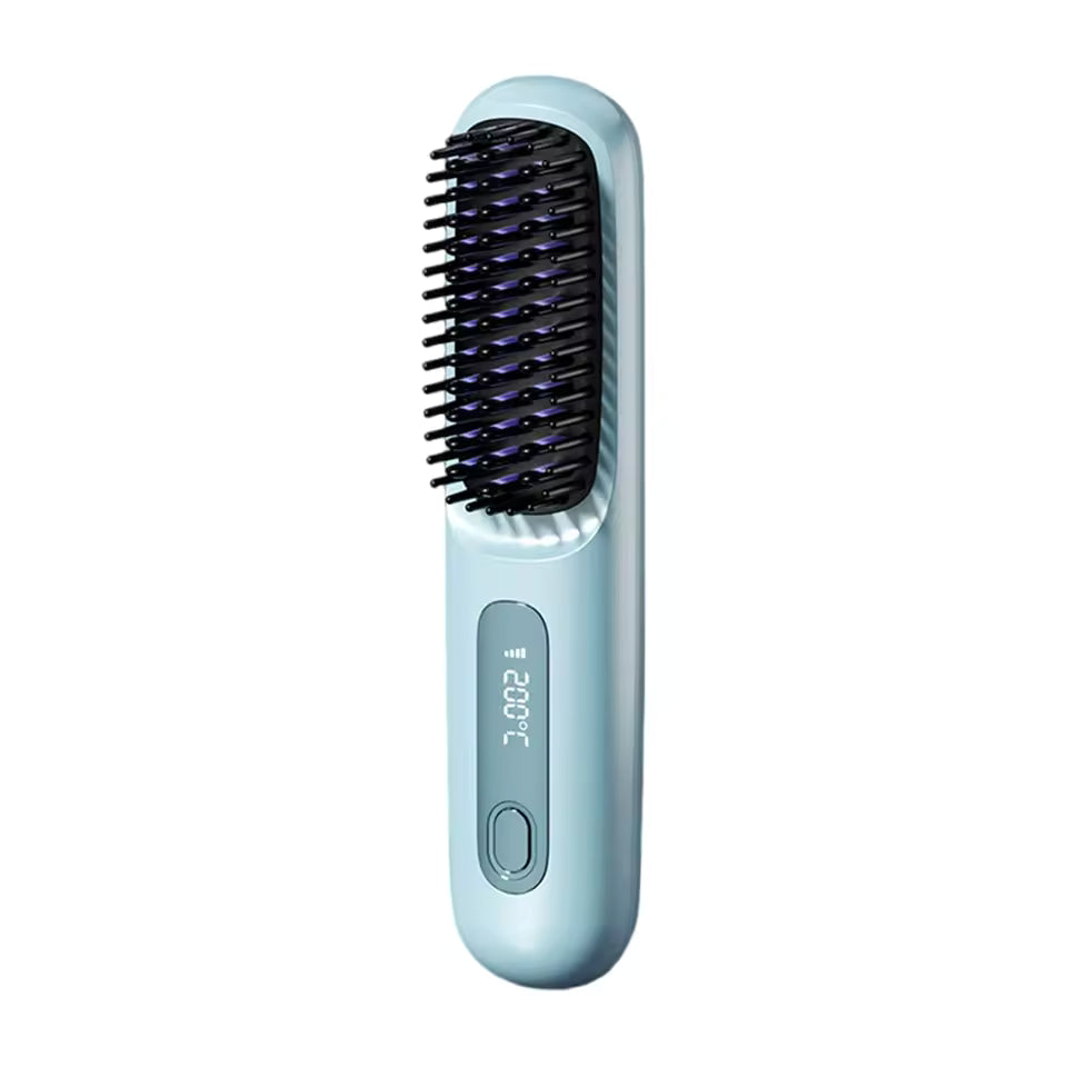 ⭐ Silka Cordless 2-in-1 Hair Straightening Brush